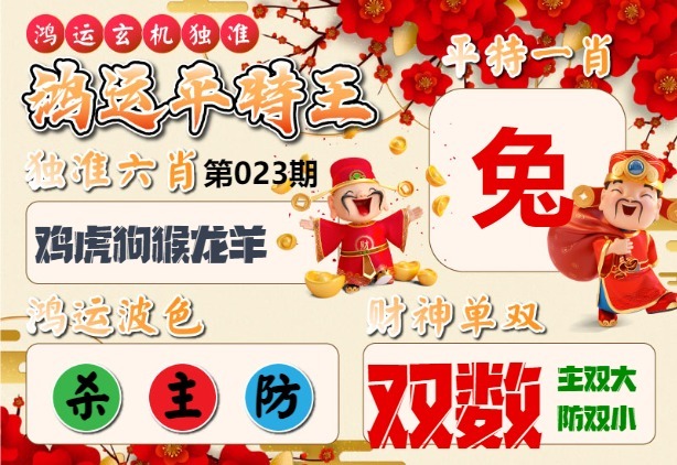023期鸿运平特王[图]